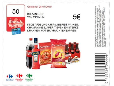 carrefour kortingsbonnen.